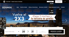 Desktop Screenshot of hotelescosmos.com